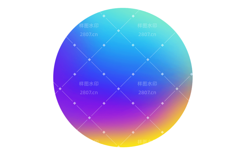渐变球体
