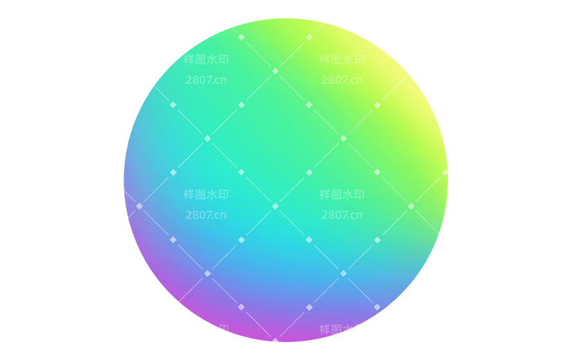 渐变球体