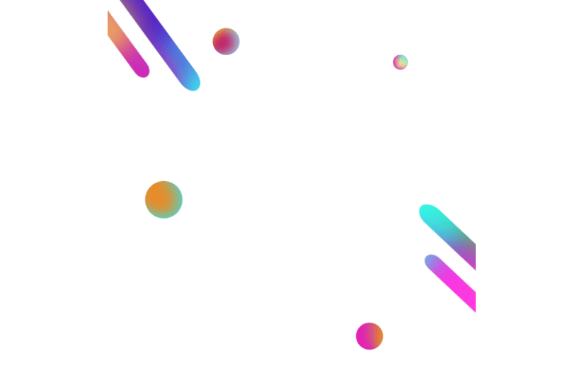 元素双十二节狂欢促销漂浮渐变元素