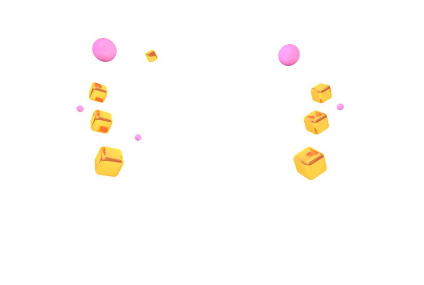 3d立体漂浮几何元素