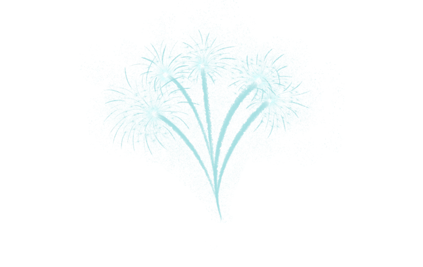 元素 插画 国庆节 烟花
