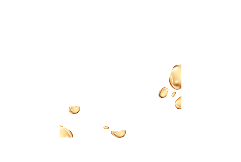 大气质感水滴飘浮装饰元素