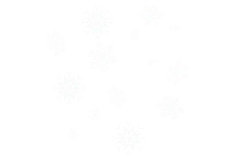 冬天雪花装饰图案元素