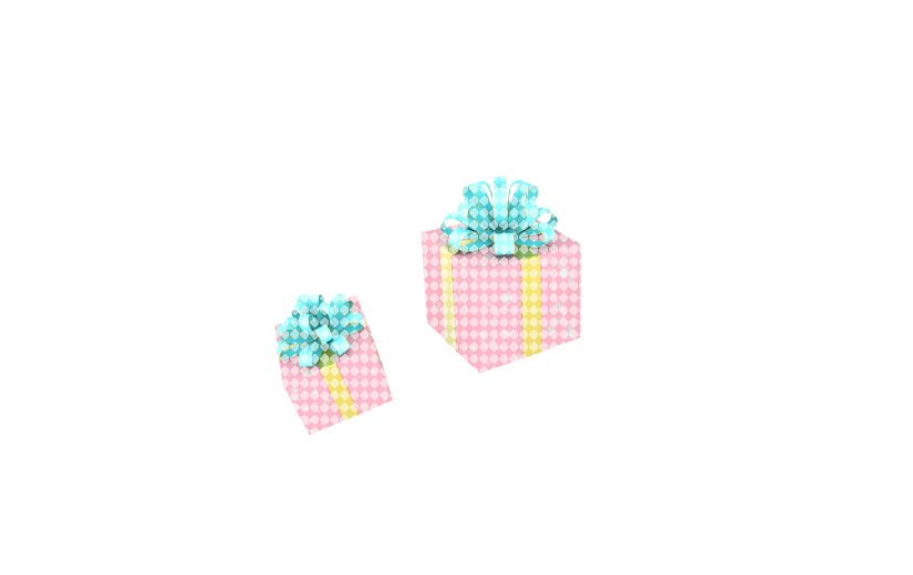 元素C4D立体小礼包