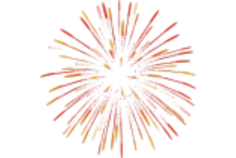 2019猪年渐变节日礼花烟花