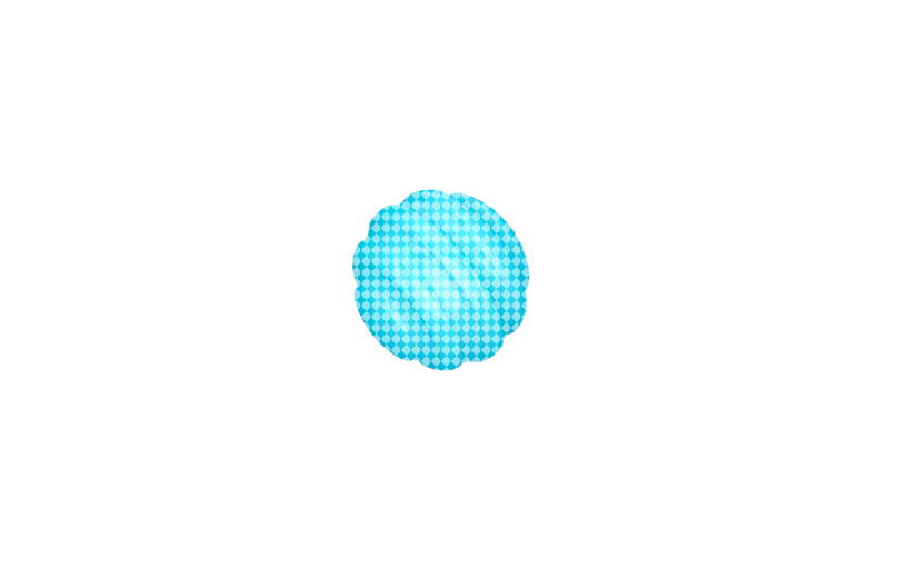 元素C4D立体青色小球