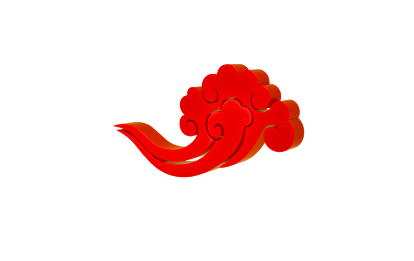 元素C4D立体祥云