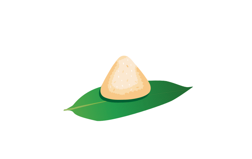 元素扁平夏日端午节