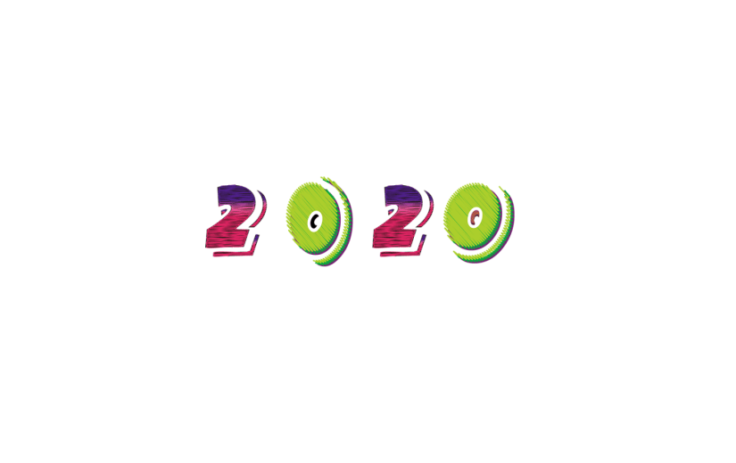 元素2020创意喜庆字元素