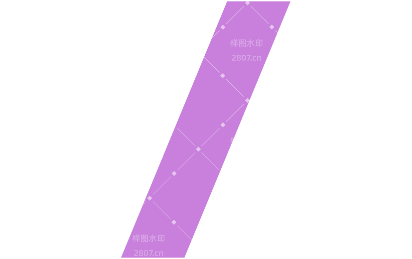 装饰系列基础形状装饰元素-几何-平行四边形