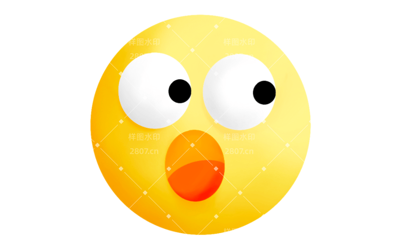 伪3D表情及手势套系贴-吃惊