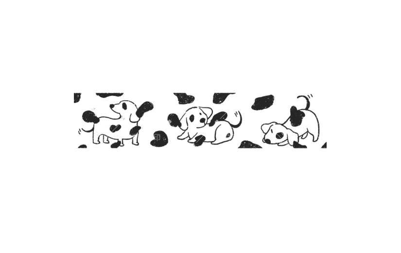 可爱活泼胶带贴纸
