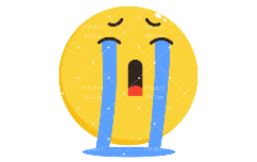 表情包搞怪哭泣情绪手绘动态贴纸