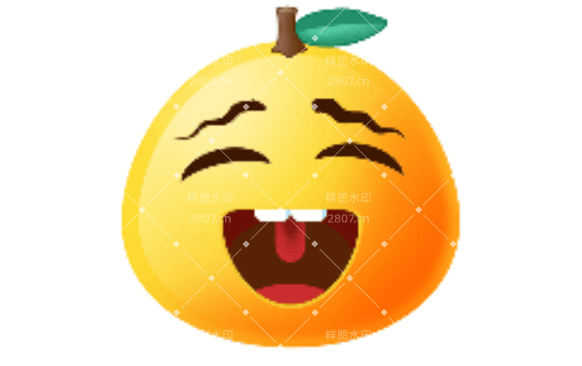 笑到眉毛抽筋可爱卡通动态贴纸
