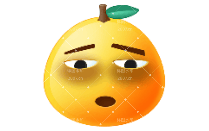 困可爱卡通动态贴纸