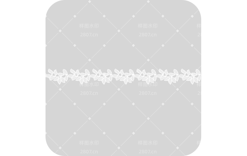 白色蕾丝手帐装饰元素贴纸2