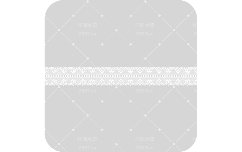 白色蕾丝手帐装饰元素贴纸3