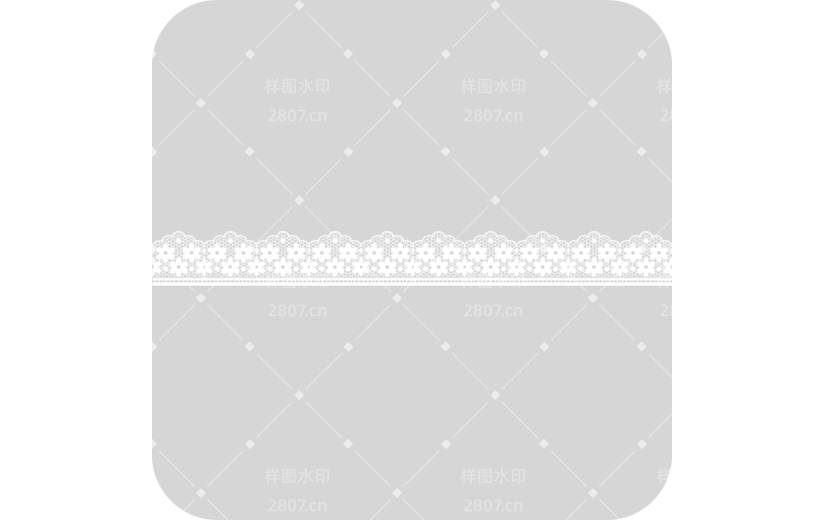 白色蕾丝手帐装饰元素贴纸6