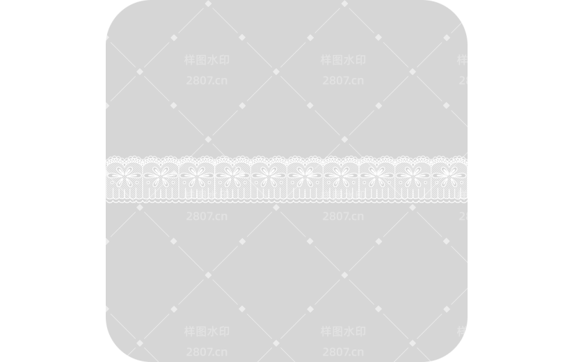 白色蕾丝手帐装饰元素贴纸10