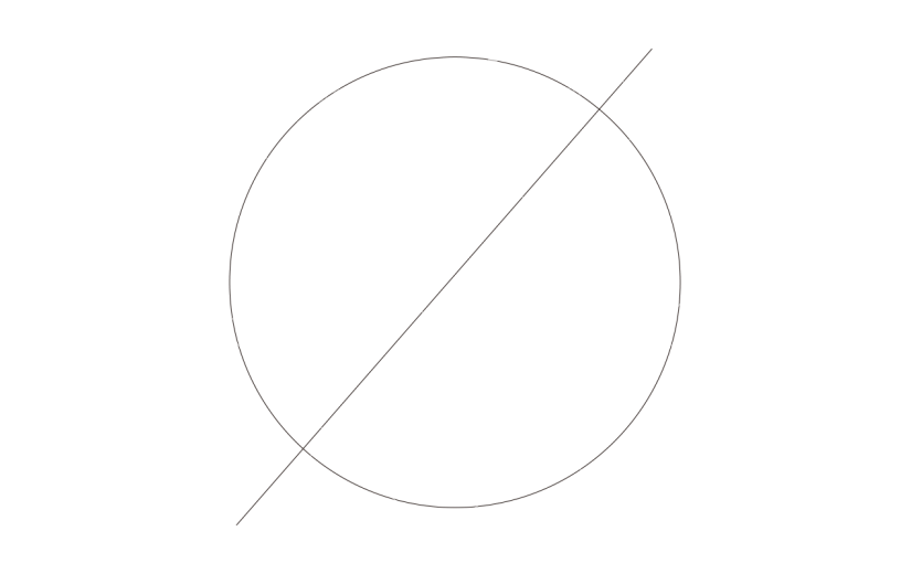 线性基础元素贴纸穿圆