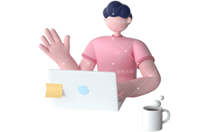 与好友视频的男子