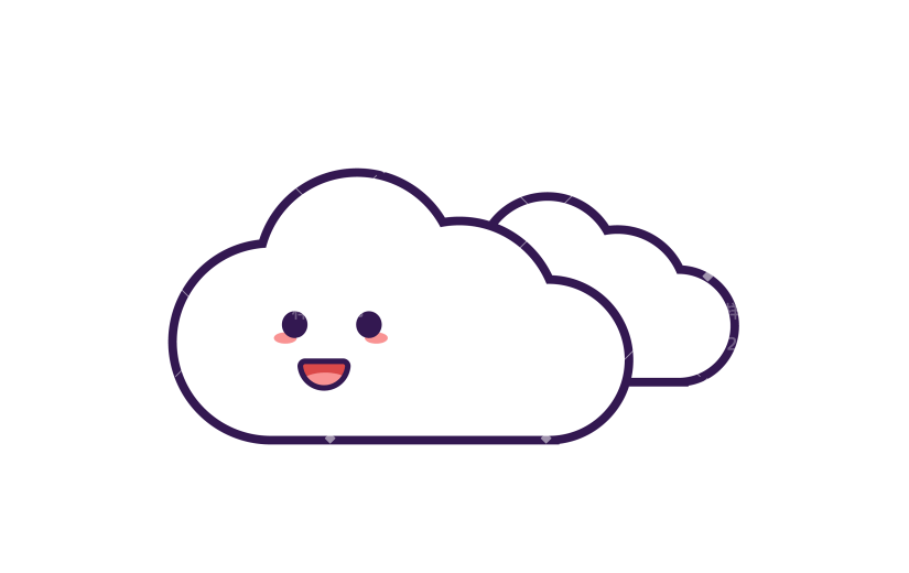 小红书通用手帐风可爱感星星爱心彩虹云朵贴纸