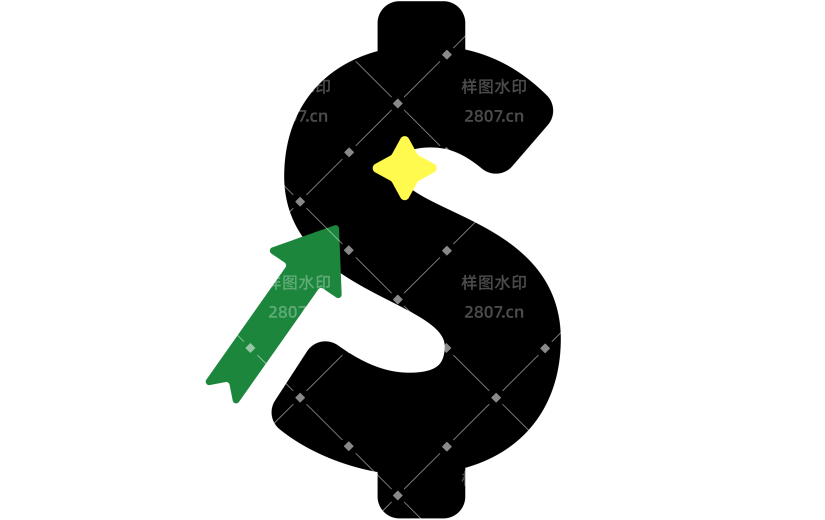 金融钱币ui符号贴纸
