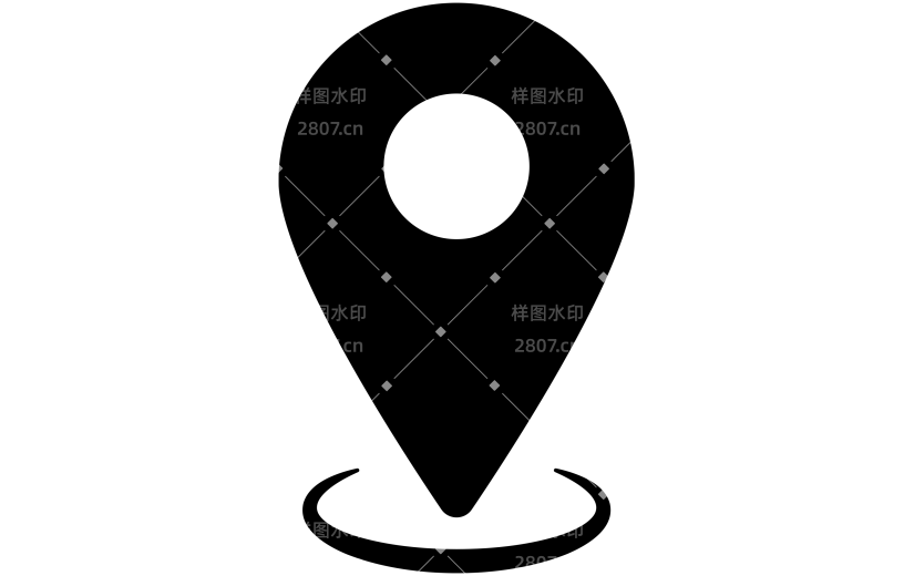 常规内容-图标系列黑色定位符号元素