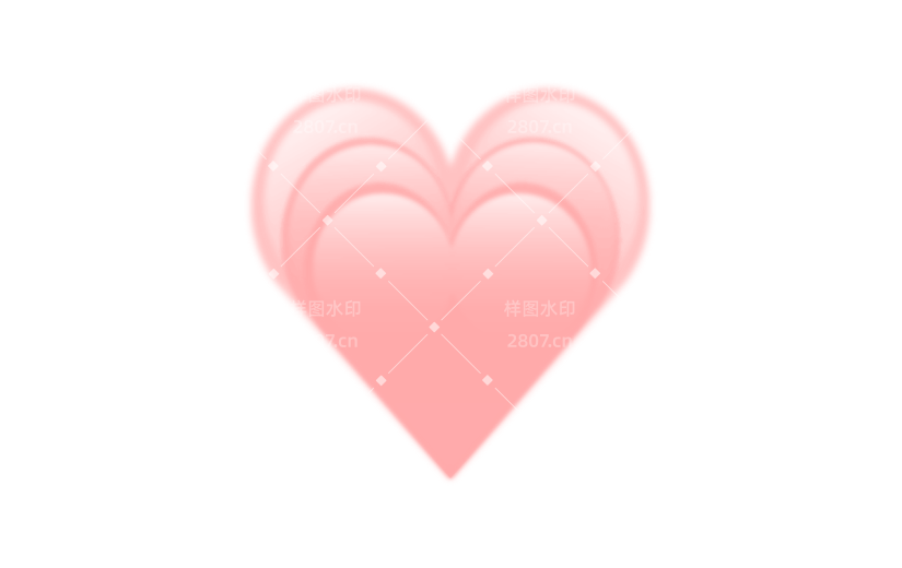 【微商】emoji粉嫩表情包爱心贴纸