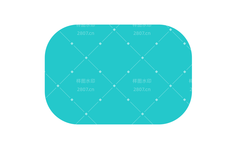 装饰系列基础形状装饰元素-几何-四边形（圆角）