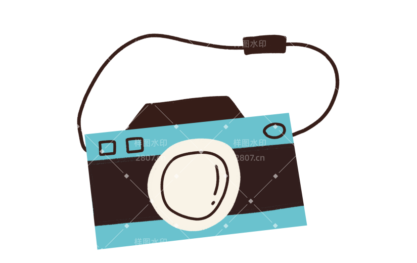 小红书旅游旅游手帐风元素套系贴纸