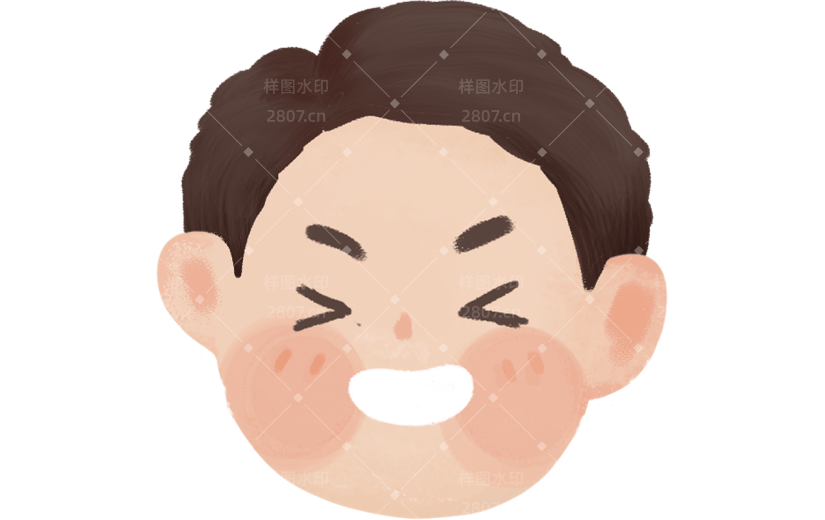 小红书挡脸涂鸦头像贴纸套装