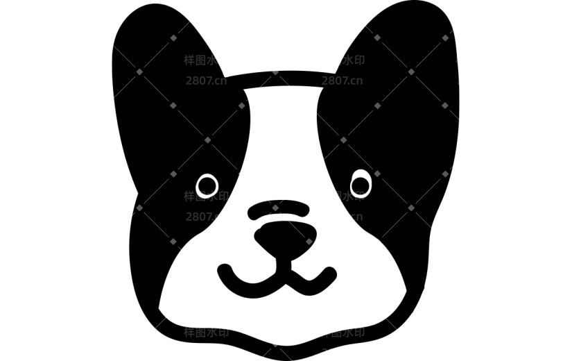 小红书爆款涂鸦狗狗动物系列卡通贴纸AI