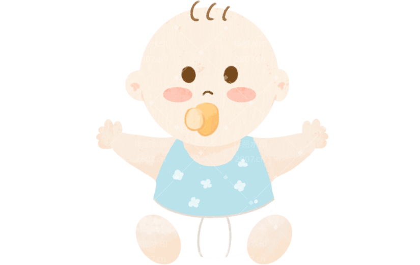 小红书母婴亲子可爱感插画贴纸套装