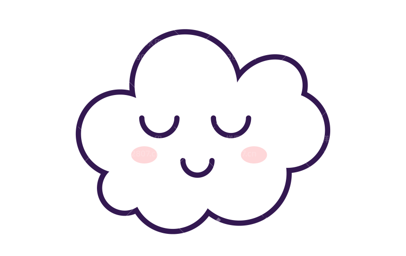 小红书通用手帐风可爱感星星爱心彩虹云朵贴纸