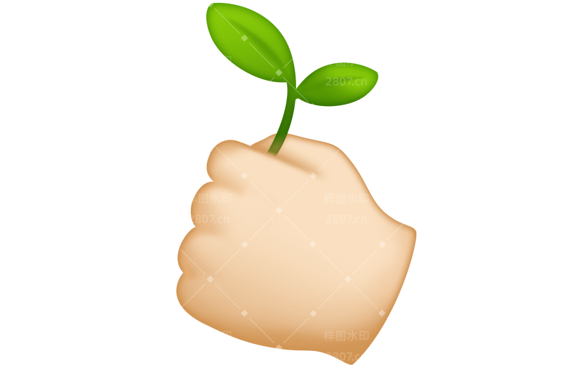 营销卖货种草厚涂立体emoji手势贴纸