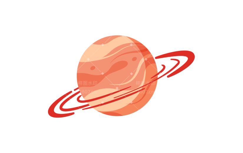 小红书卡通教育培训宇宙元素贴纸