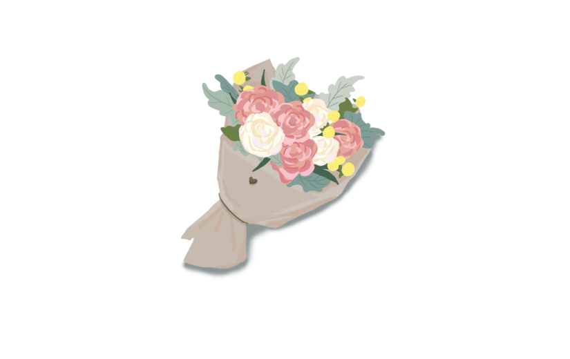 元素花卉节日告白日花束