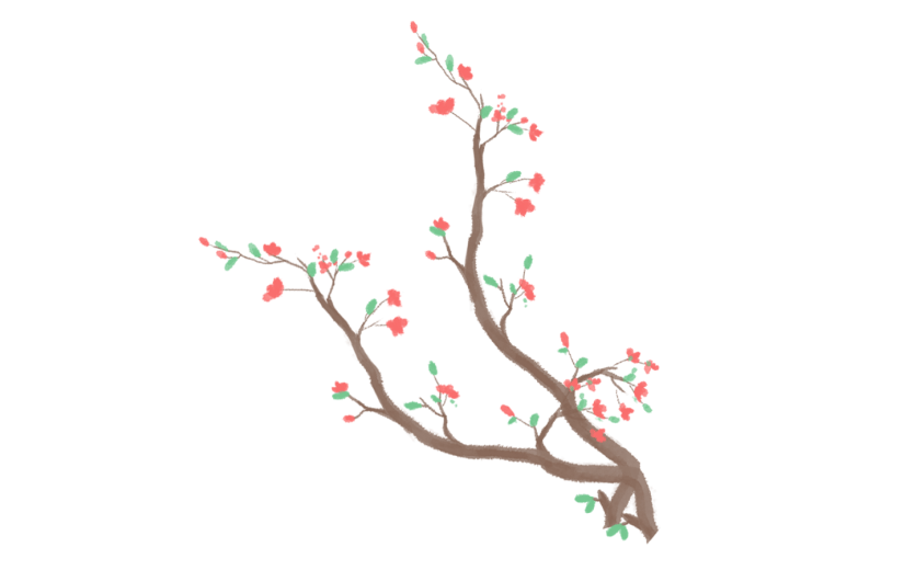 素材花卉花朵古风