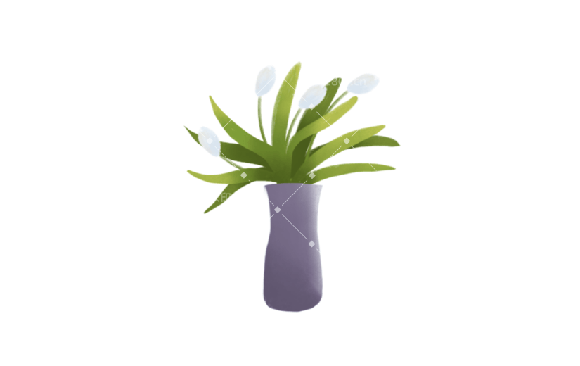 素材花盆盆栽花卉
