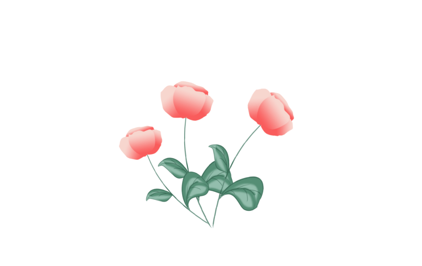 素材卡通花卉装饰