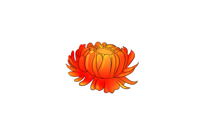 元素卡通花朵花卉